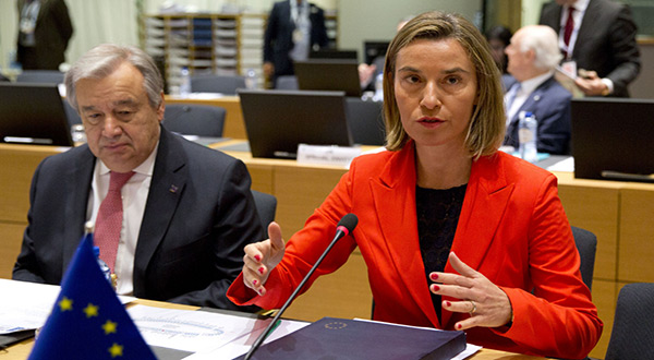 EU Foreign Policy Chief Federica Mogherini 